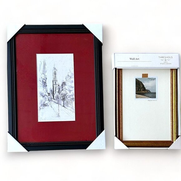 Studio McGee 18x24 Vintage City Sketch Framed Wall Art - New in Box - Picture 4 of 4